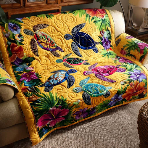 Turtle Meadow Quilted Sofa Cover NCU0NT11700
