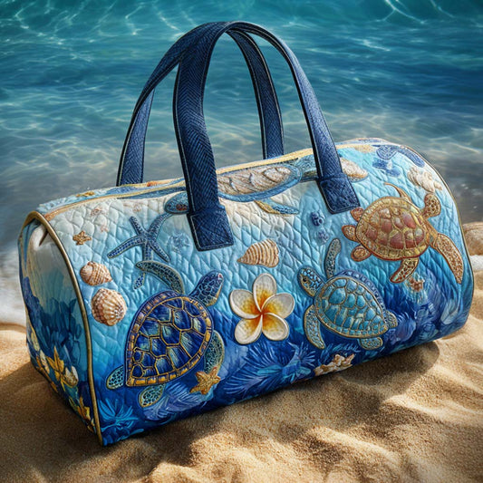 Turtle Paradise Quilted Duffle Bag NCU0NT10032