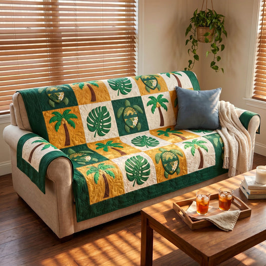 Turtle Patch Quilted Sofa Cover NCU0TD2825