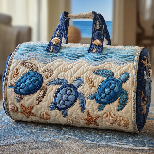 Turtle Path Quilted Duffle Bag NCU0DK9812
