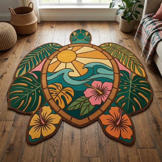 Turtle Reef Custom Shape Area Rug NCU0TD2633