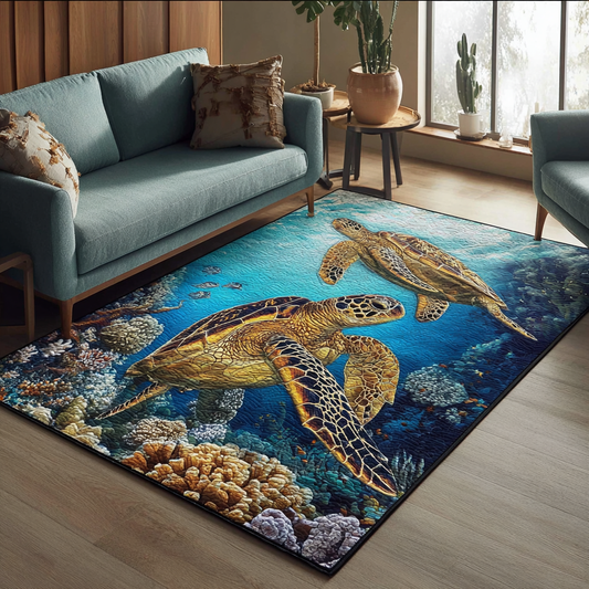 Turtle Spirit Area Rug NCU0DK10158