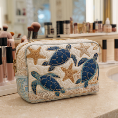 Turtle Spirit Quilted Makeup Bag NCU0DK10245