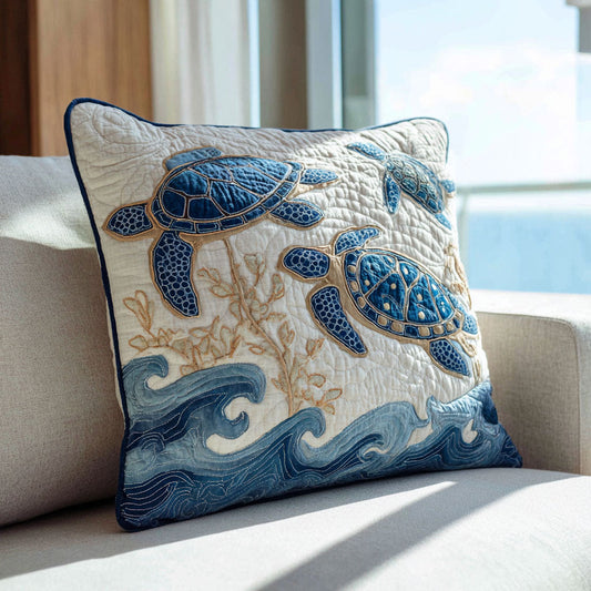 Turtle V2 Quilted Pillow Case NCU0VT211
