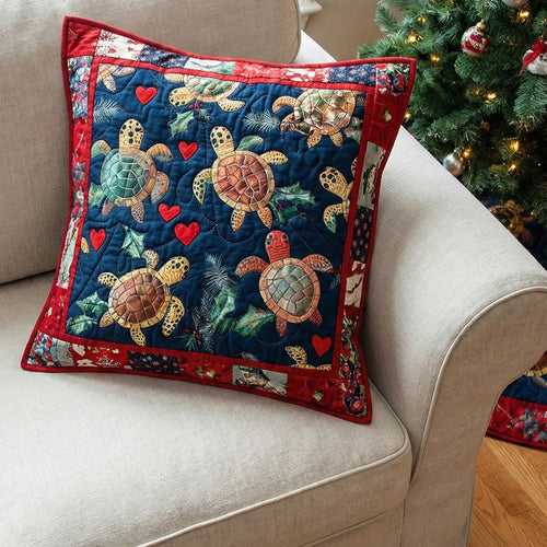 Turtles Joy Quilted Pillow Case NCU0NT2112