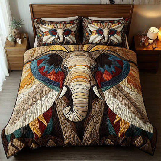 Tusk of the Wind 3-Piece Quilted Bedding Set NCU0PT7278