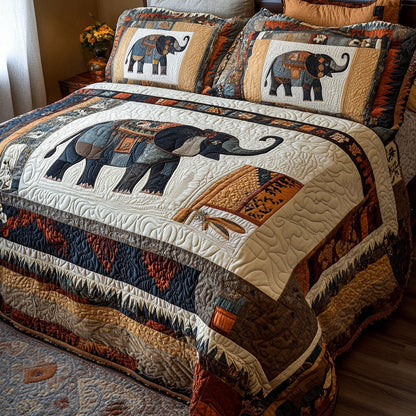 Tusked Warrior 3-Piece Quilted Bedding Set NCU0PT7279