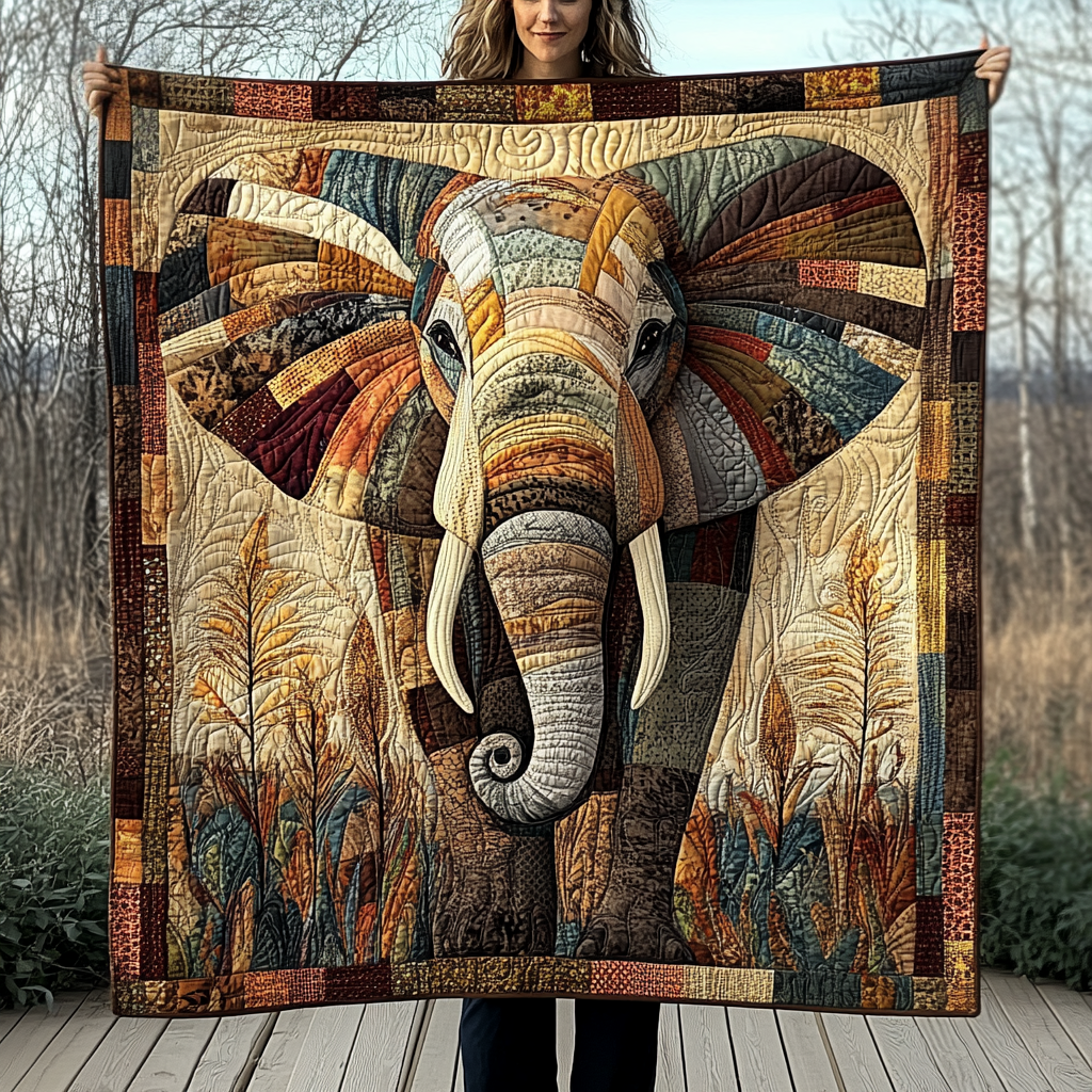 Tusker Trail Quilted Blanket NCU0DK2124