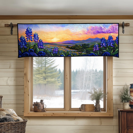 Twilight Bloom Quilted Valance NCU0NT5953