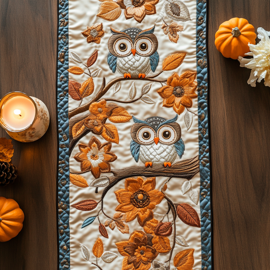 Twilight Branch Quilted Table Runner NCU0VH3154