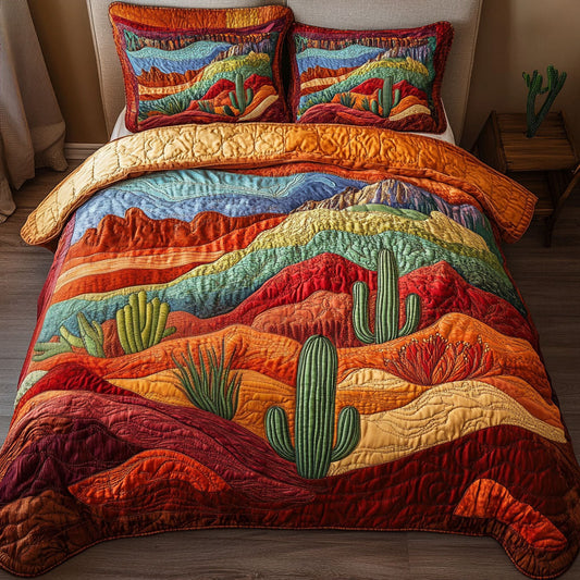Twilight Desert 3-Piece Quilted Bedding Set NCU0NT4174