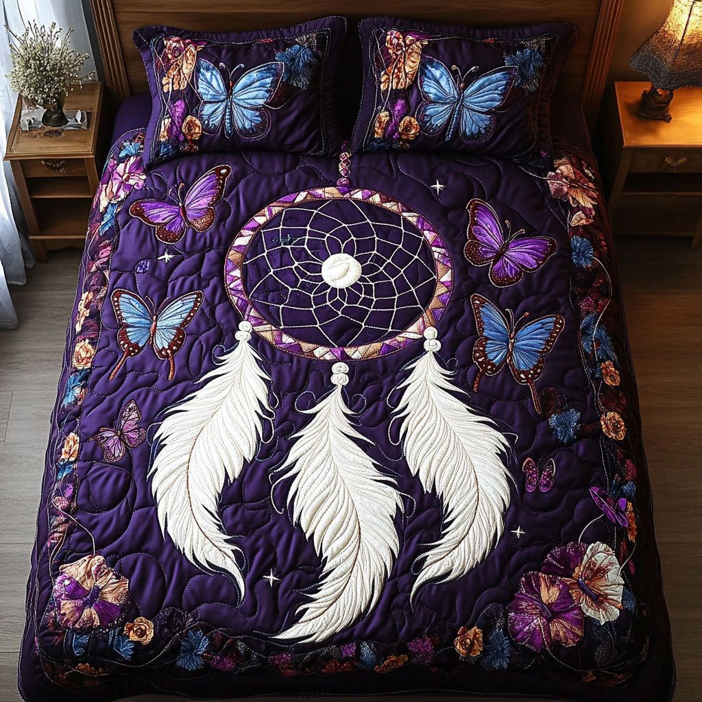 Twilight Flight 3-Piece Quilted Bedding Set NCU0NT3378