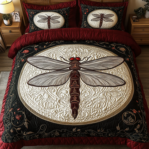 Twilight Flutter 3-Piece Quilted Bedding Set NCU0DK2299