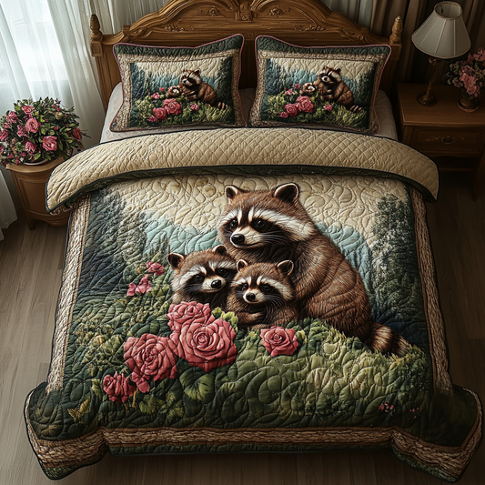 Twilight Forager 3-Piece Quilted Bedding Set NCU0DV4083