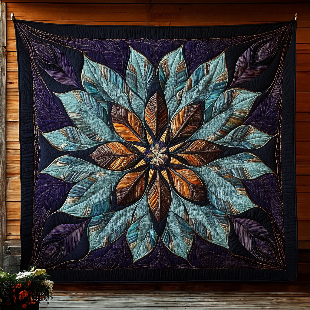 Twilight Garden Quilted Blanket NCU0DK1011