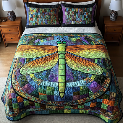 Twilight Glider 3-Piece Quilted Bedding Set NCU0DK5320