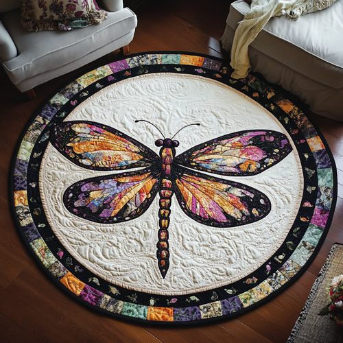 Twilight Glider Quilted Round Mat NCU0DK1170