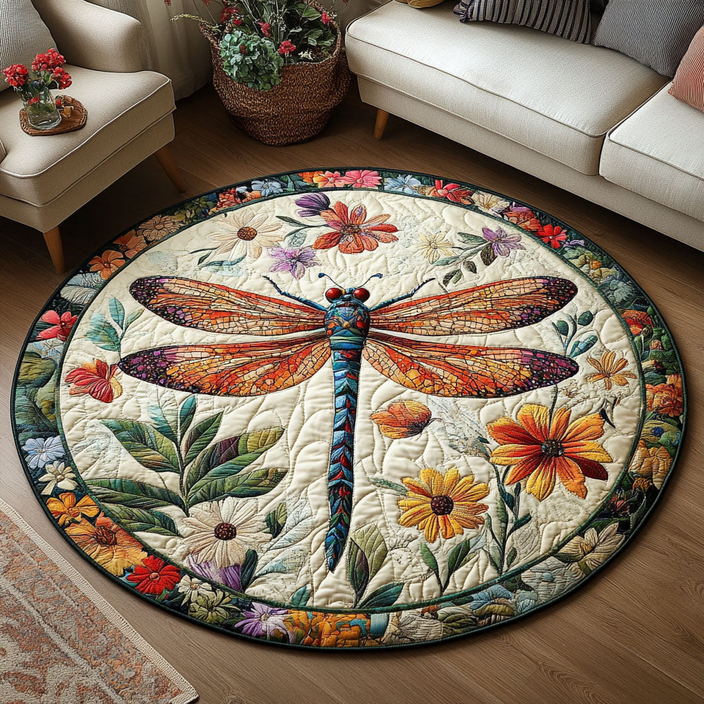 Twilight Glimmer Quilted Round Mat NCU0PT5011