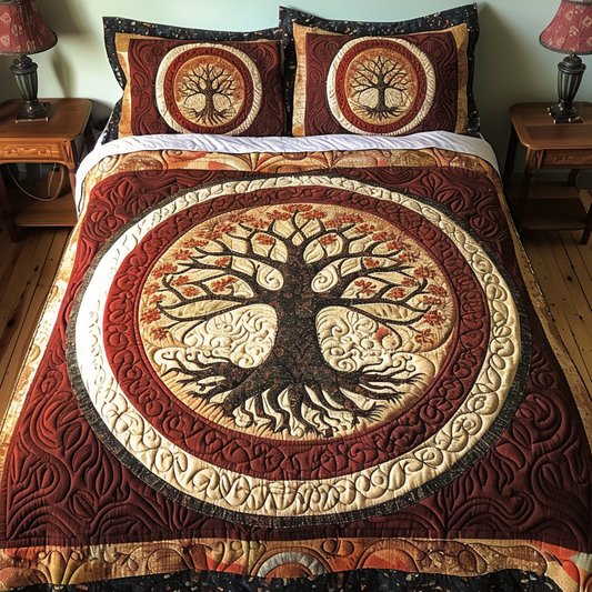 Twilight Grove 3-Piece Quilted Bedding Set NCU0DV6010