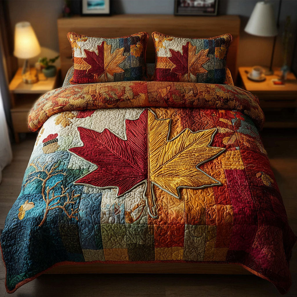 Twilight Grove 3-Piece Quilted Bedding Set NCU0PT7803