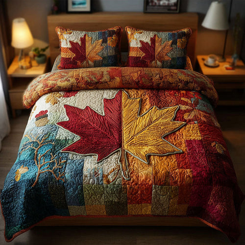 Twilight Grove 3-Piece Quilted Bedding Set NCU0PT7803