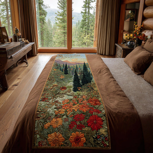 Twilight Grove Quilted Bed Runner NCU0DV6985