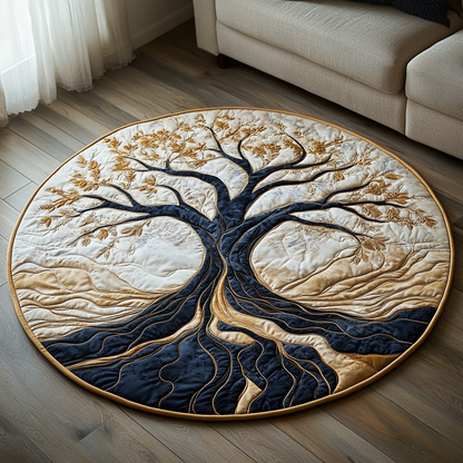 Twilight Grove Quilted Round Mat NCU0DV3676