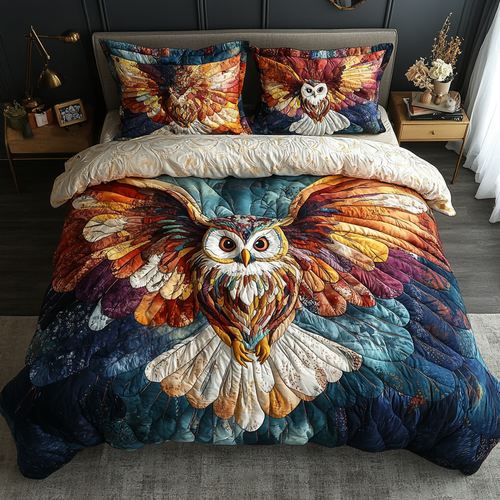 Twilight Guardian 3-Piece Quilted Bedding Set NCU0DV3262