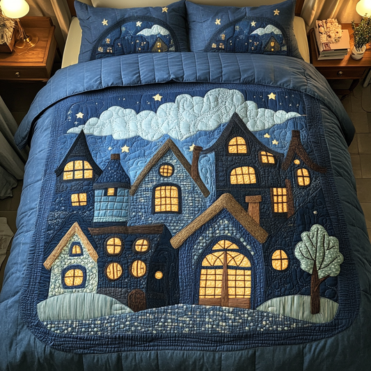 Twilight Haven 3-Piece Quilted Bedding Set NCU0VH3180