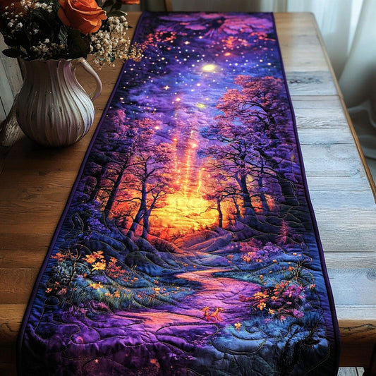 Twilight Meadow Trail Quilted Table Runner NCU0NT7086