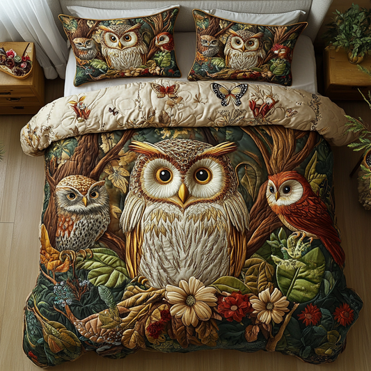 Twilight Nest 3-Piece Quilted Bedding Set NCU0VH3790