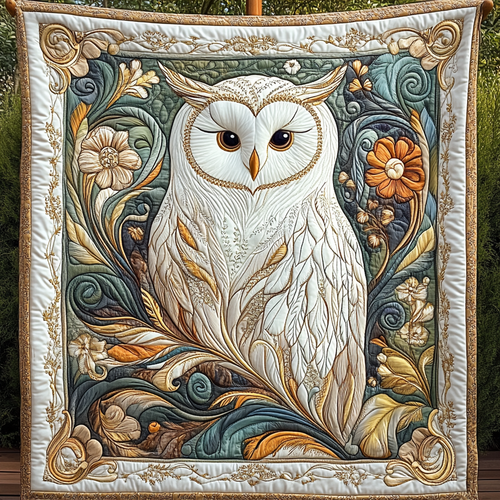 Twilight Owl Quilted Blanket NCU0DK3501