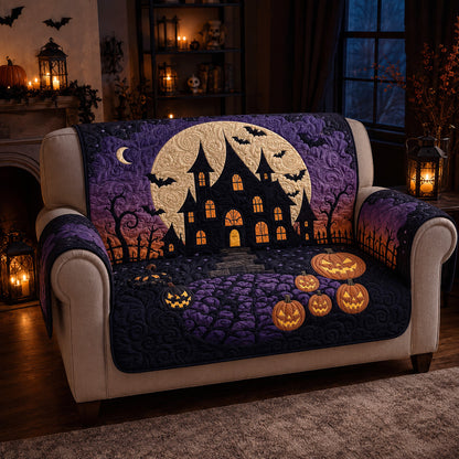 Twilight Pumpkin Castle Quilted Sofa Cover NCU0HH2125