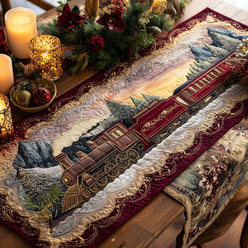 Twilight Rails Quilted Table Runner NCU0TV751