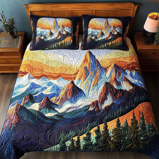 Twilight Ridge 3-Piece Quilted Bedding Set NCU0NT5642