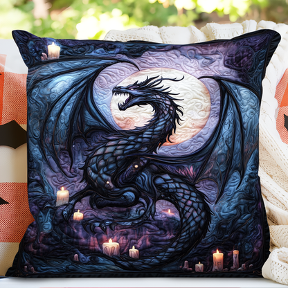 Twilight Serpent Quilted Pillow Case NCU0DK920