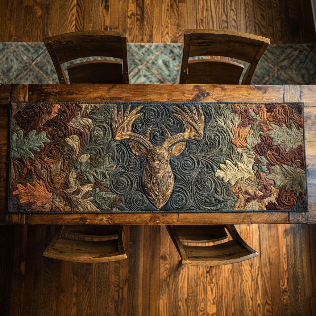 Twilight Stag Quilted Table Runner NCU0TV647