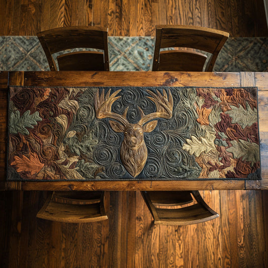 Twilight Stag Quilted Table Runner NCU0TV647