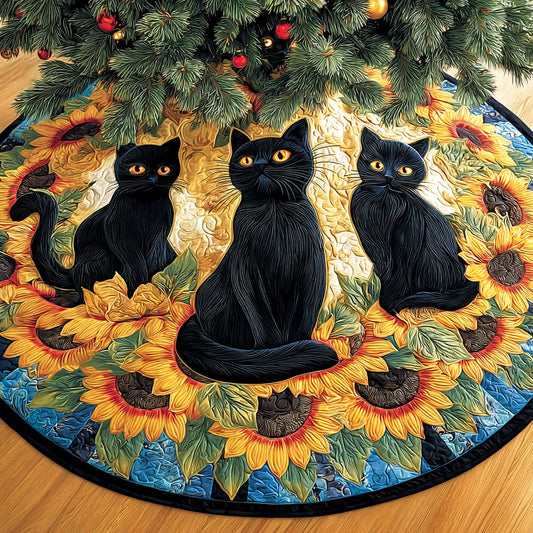 Twilight Stroll Christmas Quilted Tree Skirt NCU0TD1225