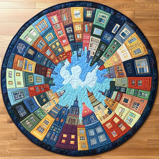 Twilight Town Quilted Round Mat NCU0NT7329