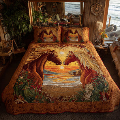 Twilight Wild Embrace 3-Piece Quilted Bedding Set NCU0PT11049