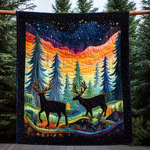 Twilight Wilderness Quilted Blanket NCU0NT1141