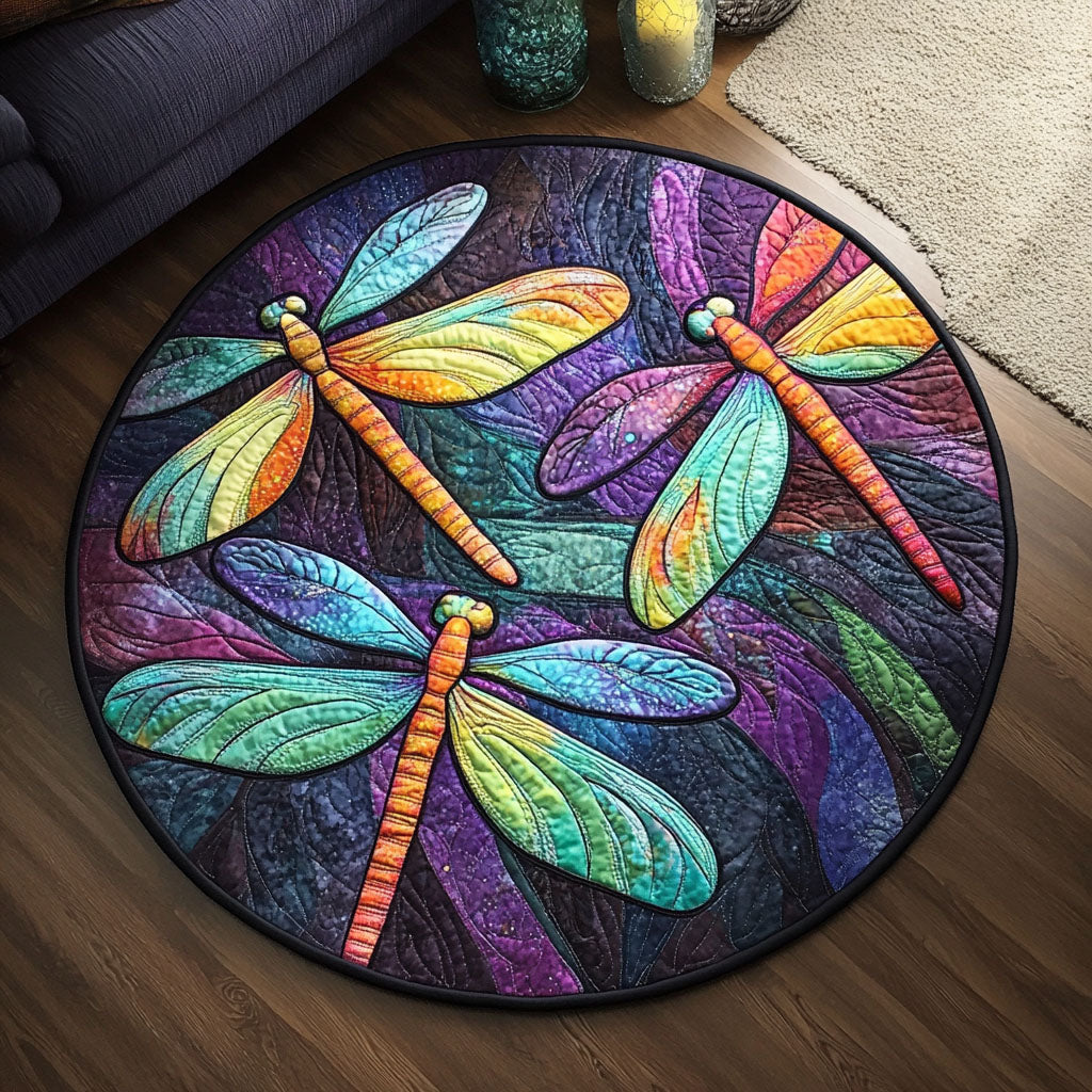 Twilight Wings Quilted Round Mat NCU0NT5055