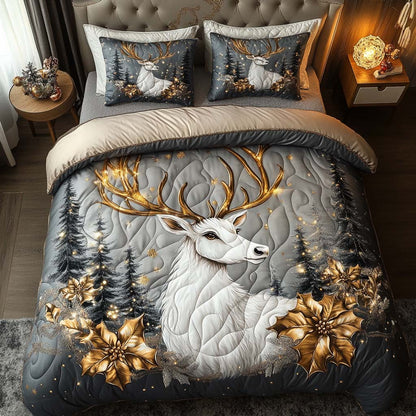 Twilight Winter Guardian 3-Piece Quilted Bedding Set NCU0XD201