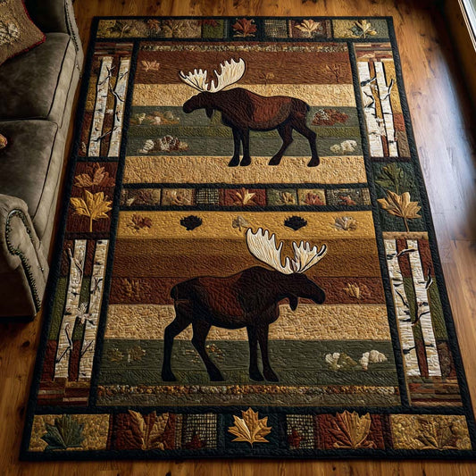 Twin Moose Area Rug NCU0NT10354