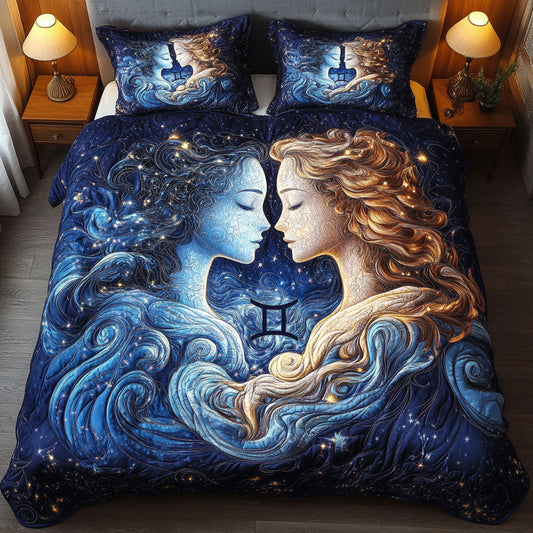 Twin Souls 3-Piece Quilted Bedding Set NCU0NT5719