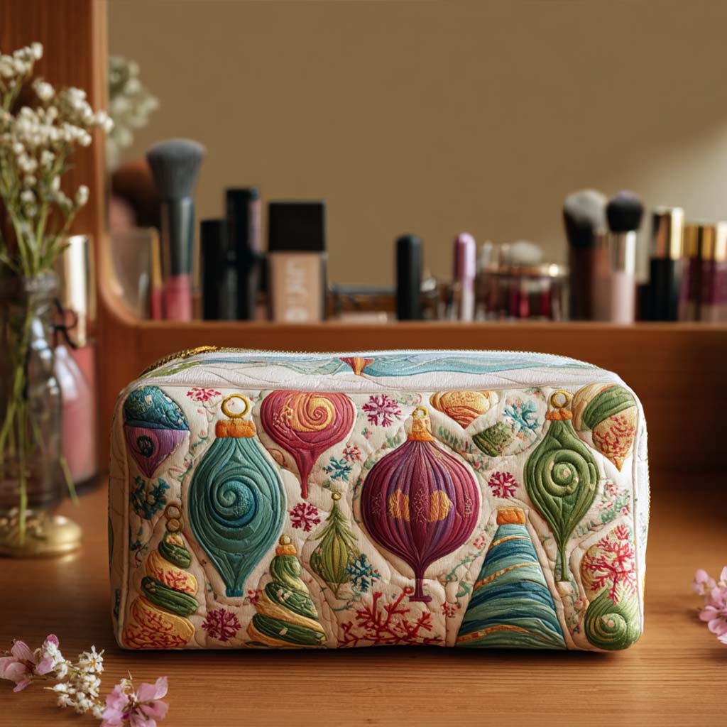Twinkle Bauble Beauty Quilted Makeup Bag NCU0PT9512