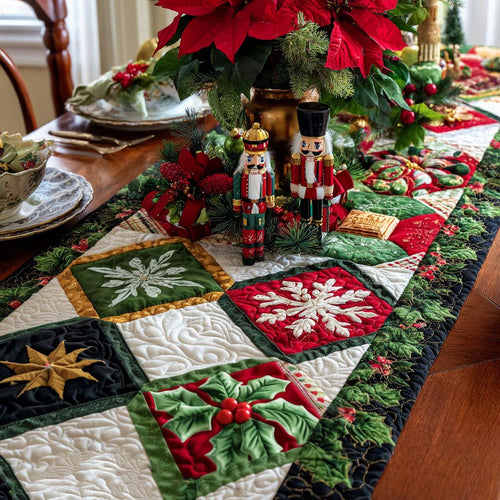 Twinkle Star Wishes Quilted Table Runner NCU0PT9550