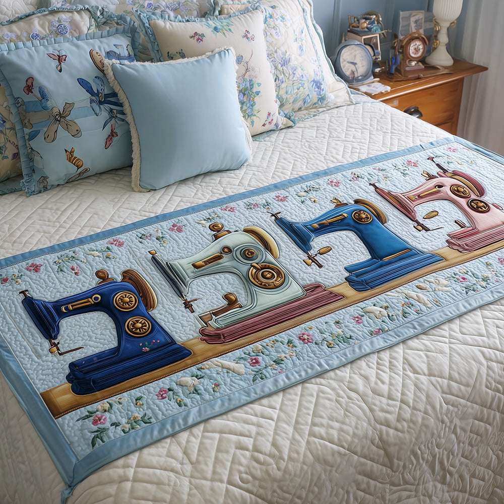 Twinkling Stitch Quilted Bed Runner NCU0TH3552