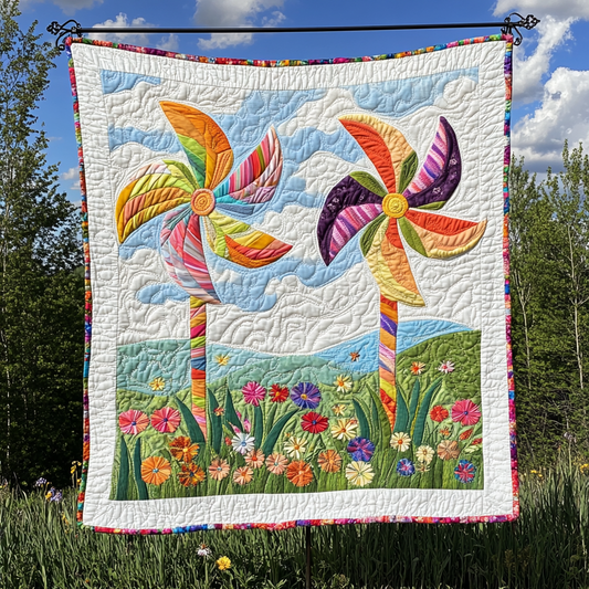 Twirl Serenity Quilted Blanket NCU0DK6344